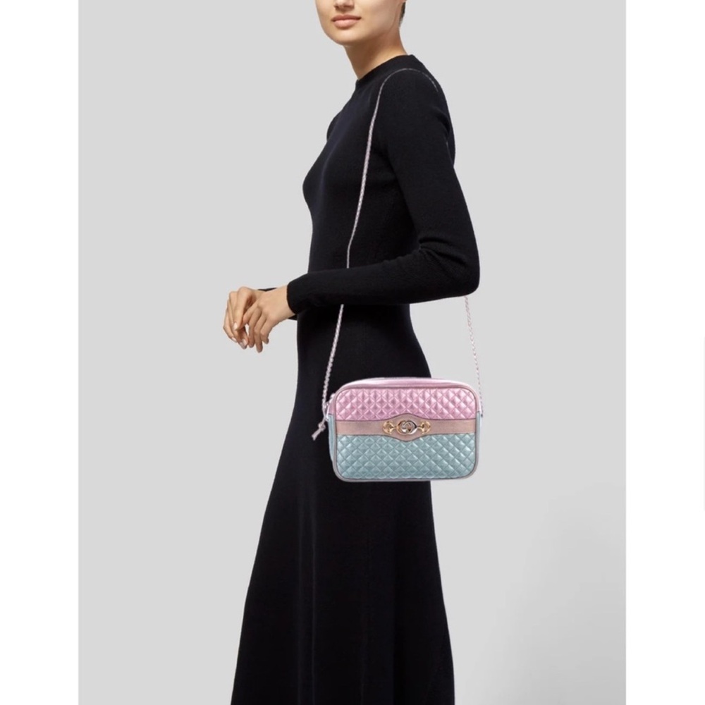 Gucci Trapuntata Metallic Crossbody Bag